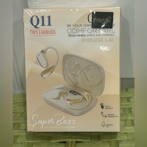PAVUN Super Bass Q11 Wireless Earbuds NWT
